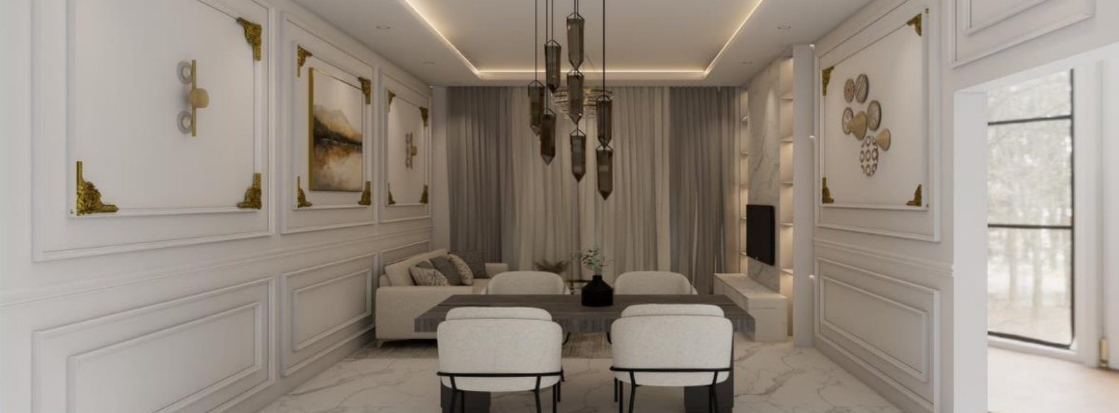 Apartment renovation, Siraj Tower, Arjan, by ARIA Advanced Contracting